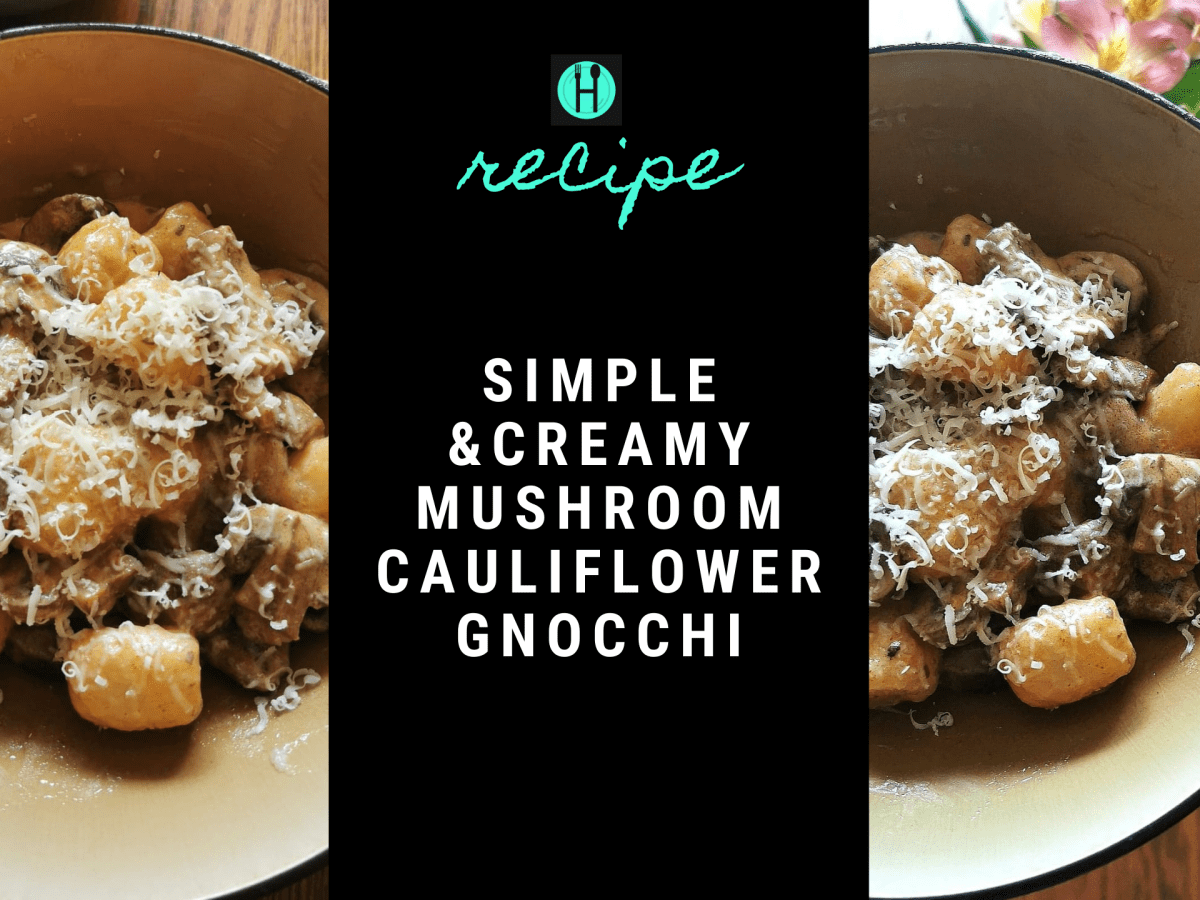 recipe: creamy mushroom cauliflower&nbsp;gnocchi